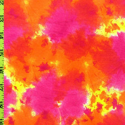Blotched Paint Print on Poly Spandex Fabric | (4 Way Stretch/Per Yard)